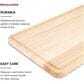 KitchenAid Classic 12" x 18" Cutting Board in Natural, , large