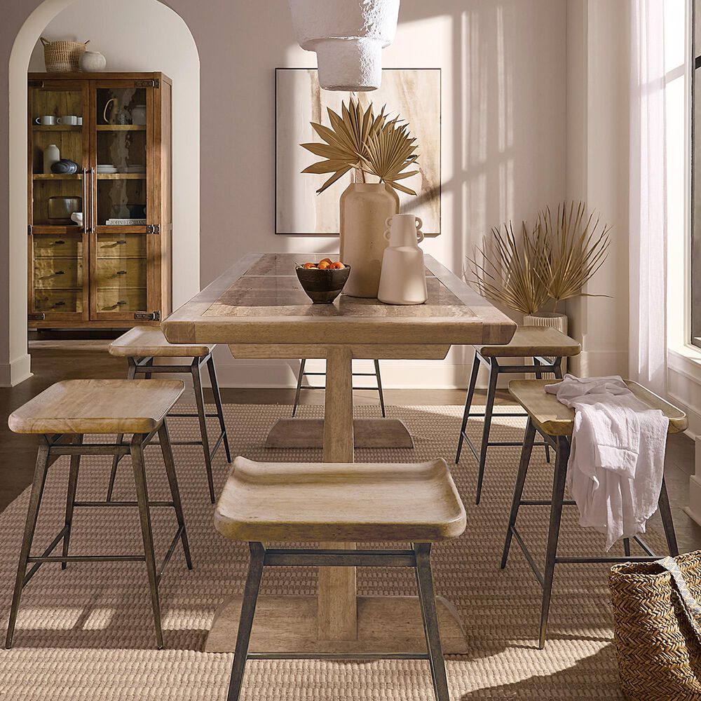 Hooker Furniture Vineyard Row Friendship Dining Table in Sonoma - Table Only, , large