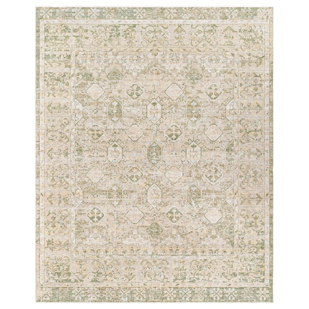 Surya Once Upon a Time Tan, Olive, Light Olive, Light Gray and Pale Blue 8&#39;10&quot; x 11&#39;10&quot; Area Rug, , large
