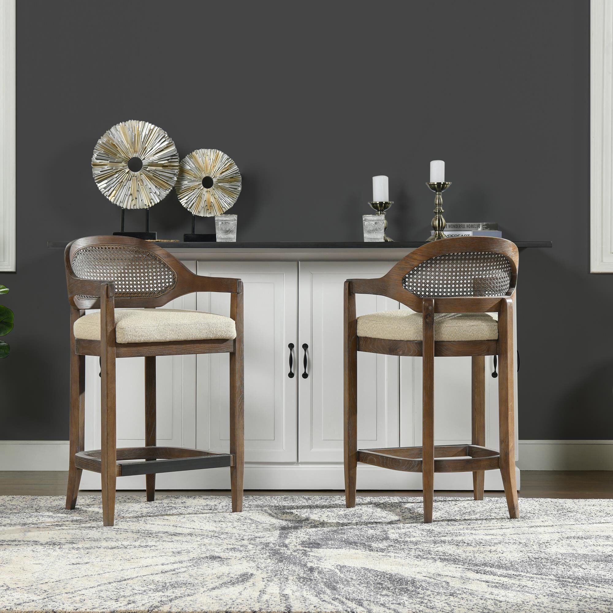 Furniture of america 2025 tays counter height stool
