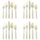 Gibson Overseas, Inc Earlston 20-Piece Flatware Set in Champagne Gold, , large