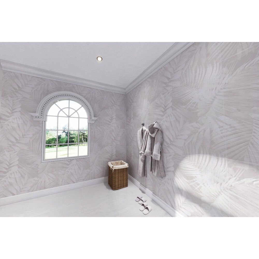 Soho Studio Artscape Cotton Garden White 24" x 48" Porcelain Tile, , large