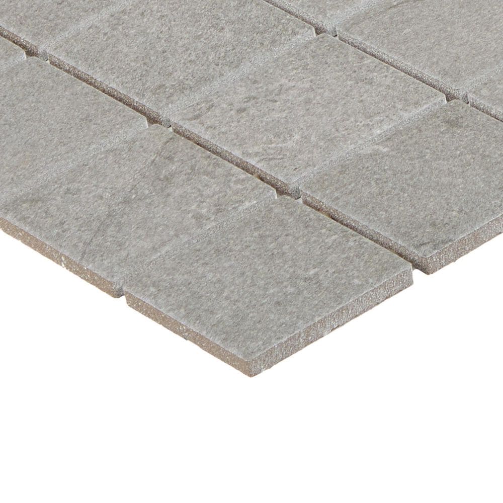 Dal-Tile Calgary Fog 2" x 2" Straight Joint on 12" x 24" Porcelain Mosaic Sheet, , large