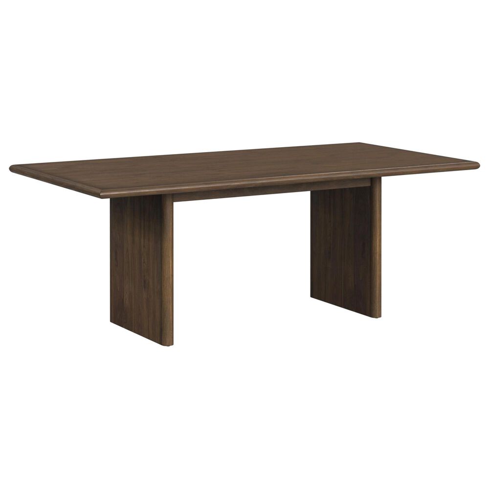 Mayberry Hill Brisbane 6-Piece Rectangular Dining Set with Beige Cushion in Brown, , large