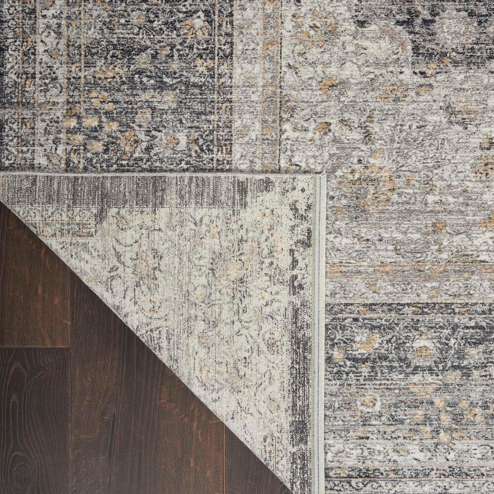 Nourison Starry Nights STN05 5&#39; x 7&#39; Charcoal and Cream Area Rug, , large
