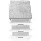 Monarch Specialties 3-Drawer Filling Cabinet in White, Grey and Black, , large