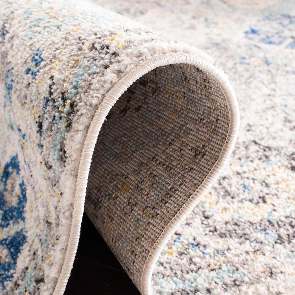 Safavieh Madison MAD611A 10&#39; x 14&#39; Ivory and Aqua Area Rug, , large