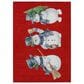 Dalyn Rug Company Wonderland WN34 Red 3" x 5" Area Rug, , large