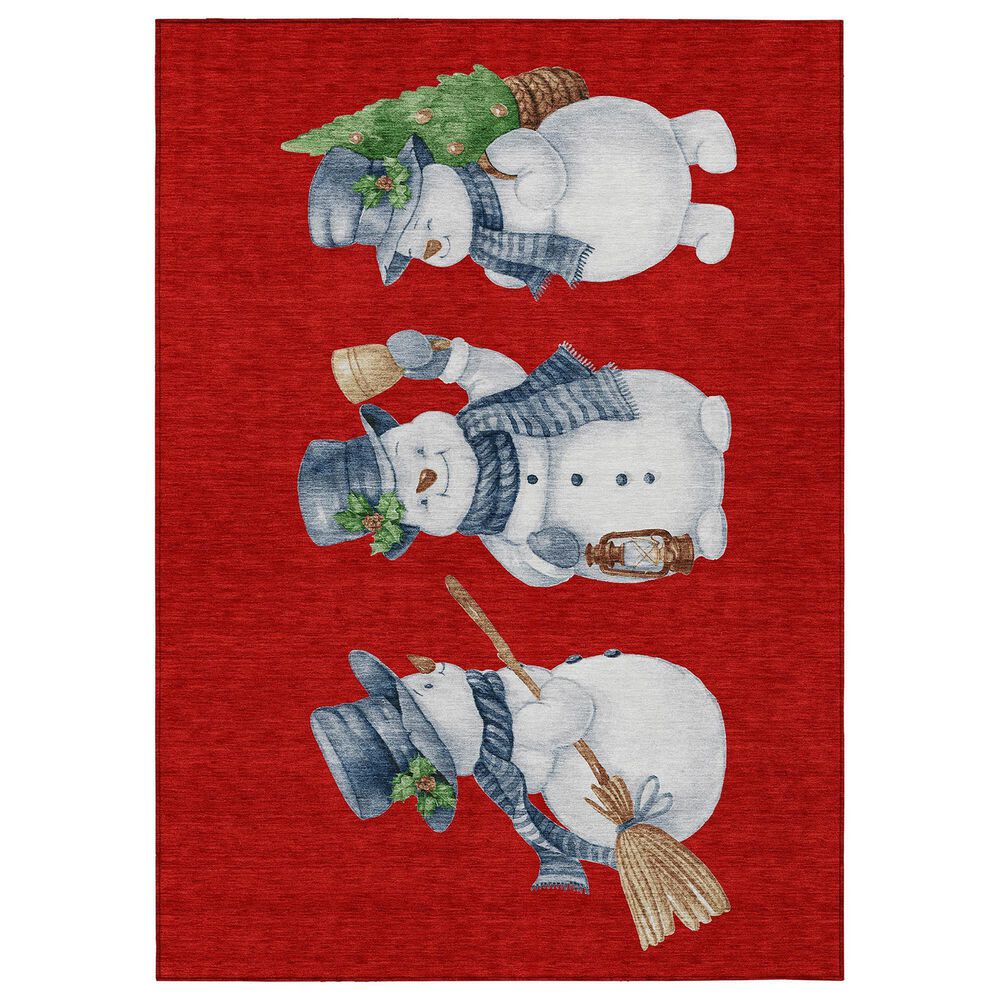 Dalyn Rug Company Wonderland WN34 Red 3" x 5" Area Rug, , large