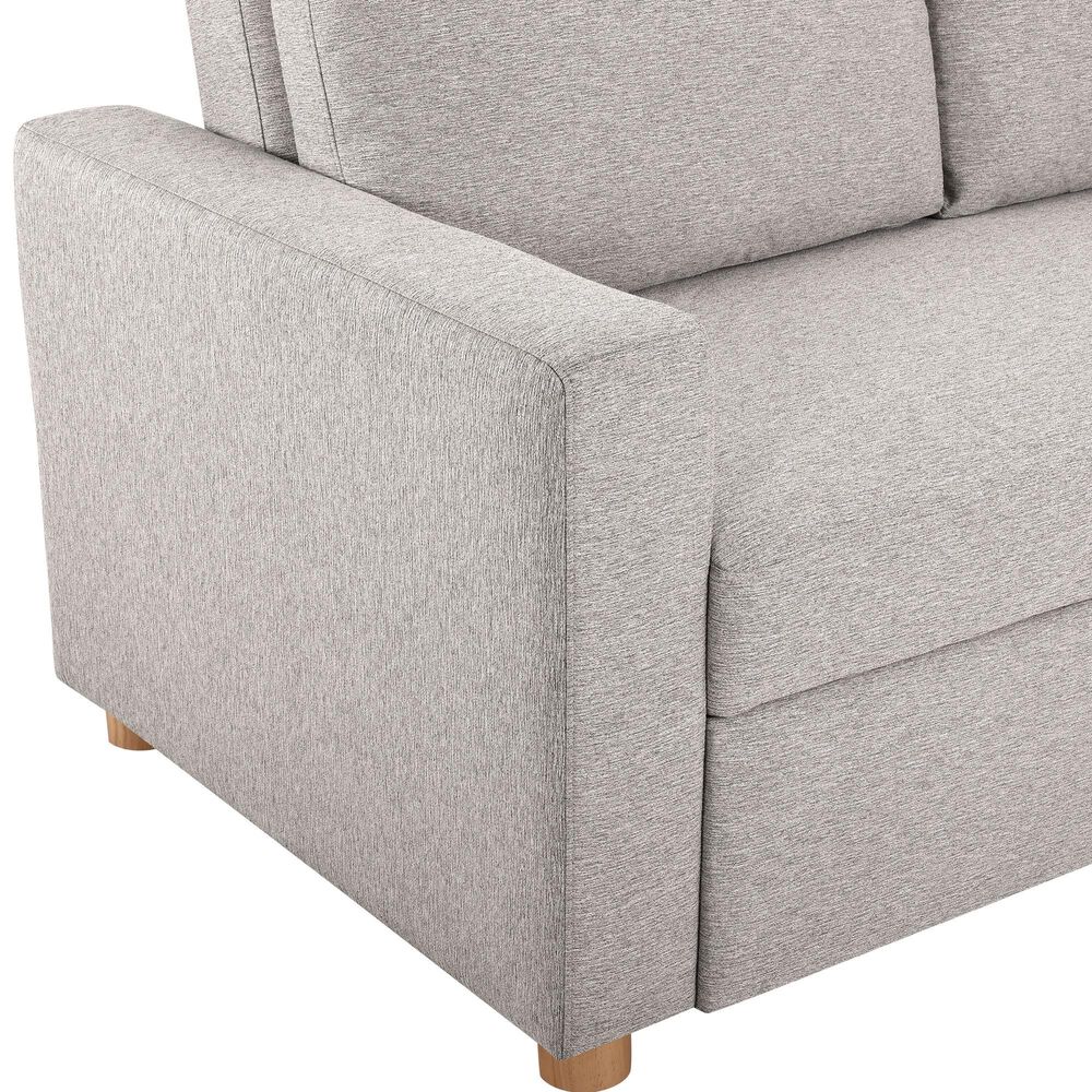 Lifestyle Solutions Tyler Convertible Sofa in Light Grey, , large