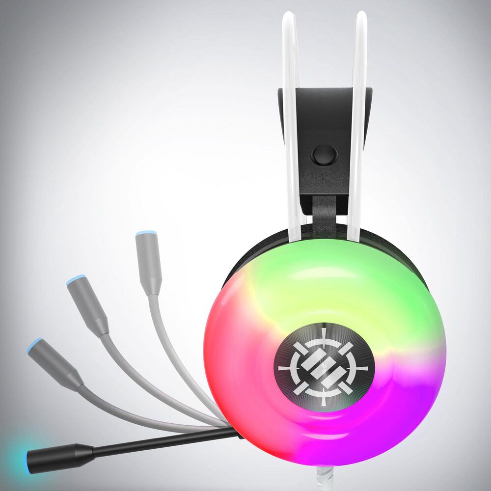 Accessory Power Theorem 3 Gaming Headset with Built-In Bass Resonators in White, , large