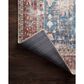 Loloi Loren LQ-01 7"6" x 9"6" Blue and Brick Area Rug, , large