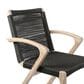 Blue River Nabila Outdoor Dining Chair with Charcoal Rope in Light Teak (Set of 2), , large
