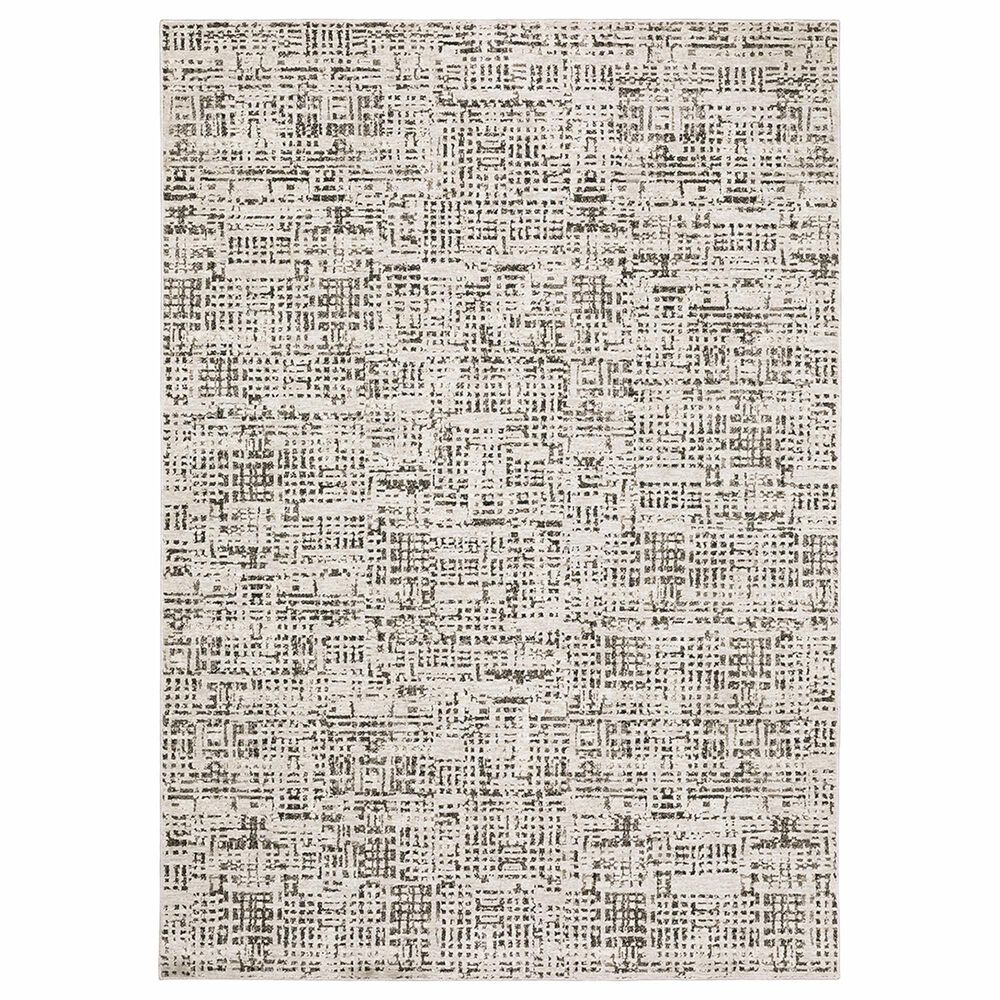 Oriental Weavers Nebulous Geo Abstract 9"10" x 12"10" Ivory Area Rug, , large