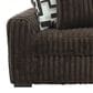 Ashley Midnight-Madness Stationary Sofa in Chocolate, , large