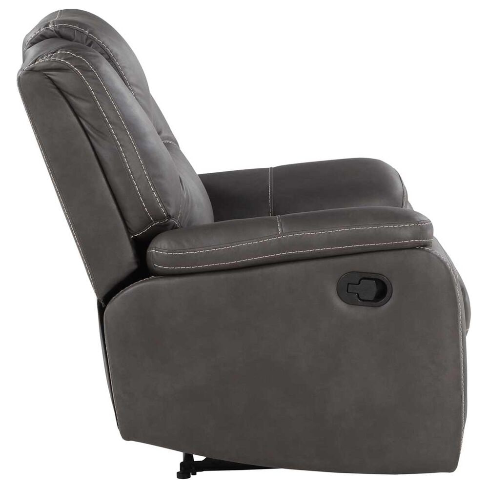 Steve Silver Katrine Manual Recliner in Charcoal, , large