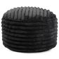 Howard Elliott Shar Pei Short Pouf in Black, , large