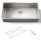 Kohler Strive 35" Undermount Single Bowl Kitchen Sinks in Stainless Steel, , large