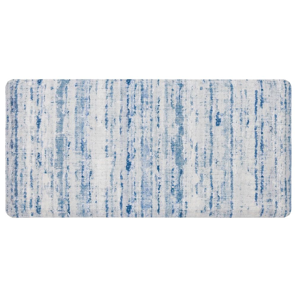 Mohawk Dri-Pro Cerulean 1"6" x 2"6" Blue Door Mat, , large
