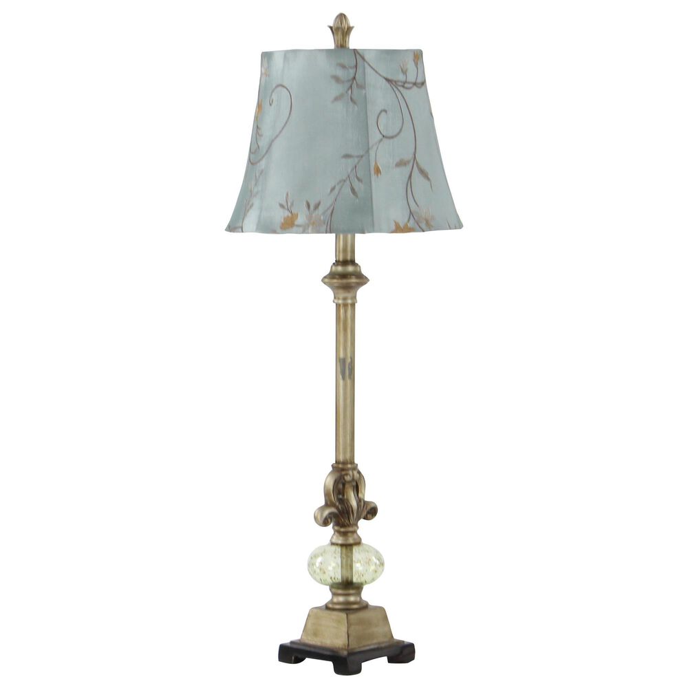 Maple and Jade Buffet Lamp in Shiny Gold, , large