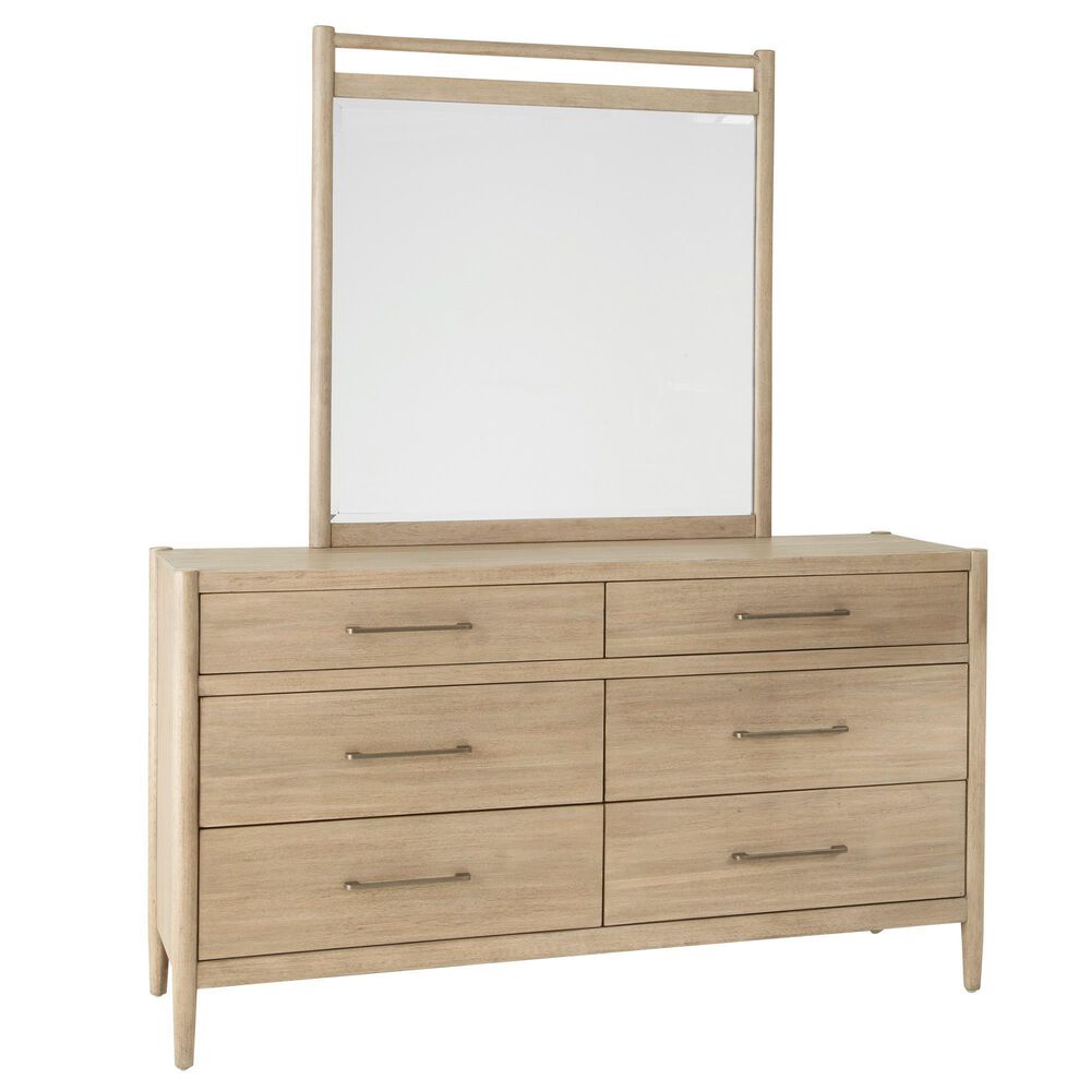 Riva Ridge Shiloh Dresser and Mirror in Champagne Brown, , large
