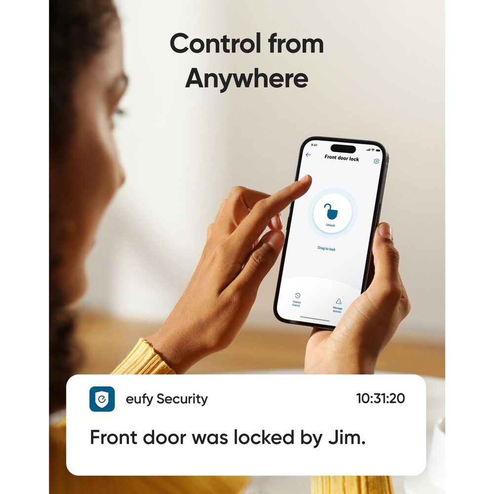eufy Smart Lock C220 with Fingerprint ID in Black, , large