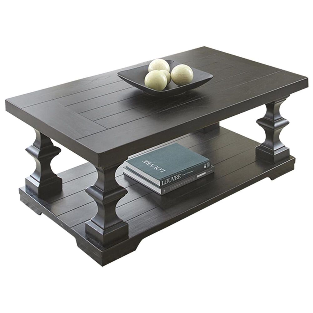 Crystal City Dory Cocktail Table in Ebony Nebraska