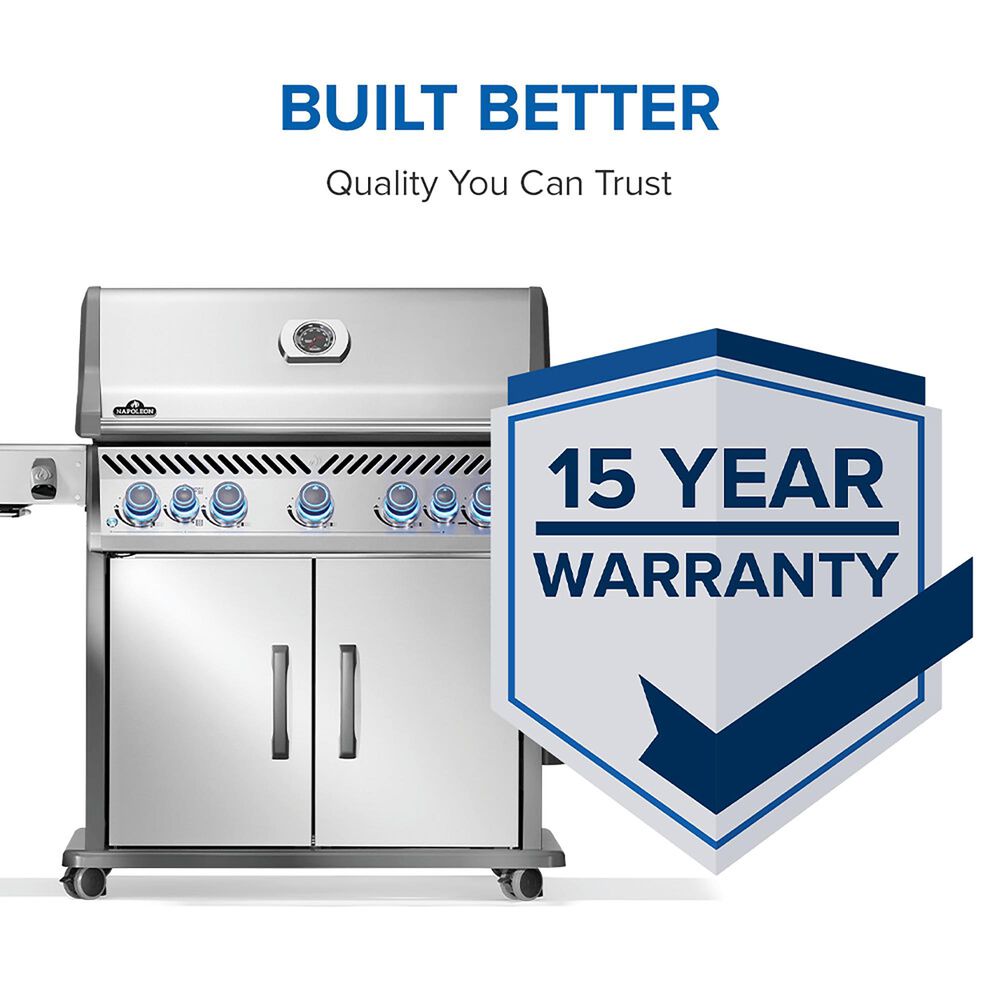 Napoleon Rogue PRO-S 625 RSIB Propane Gas Grill in Stainless Steel, , large