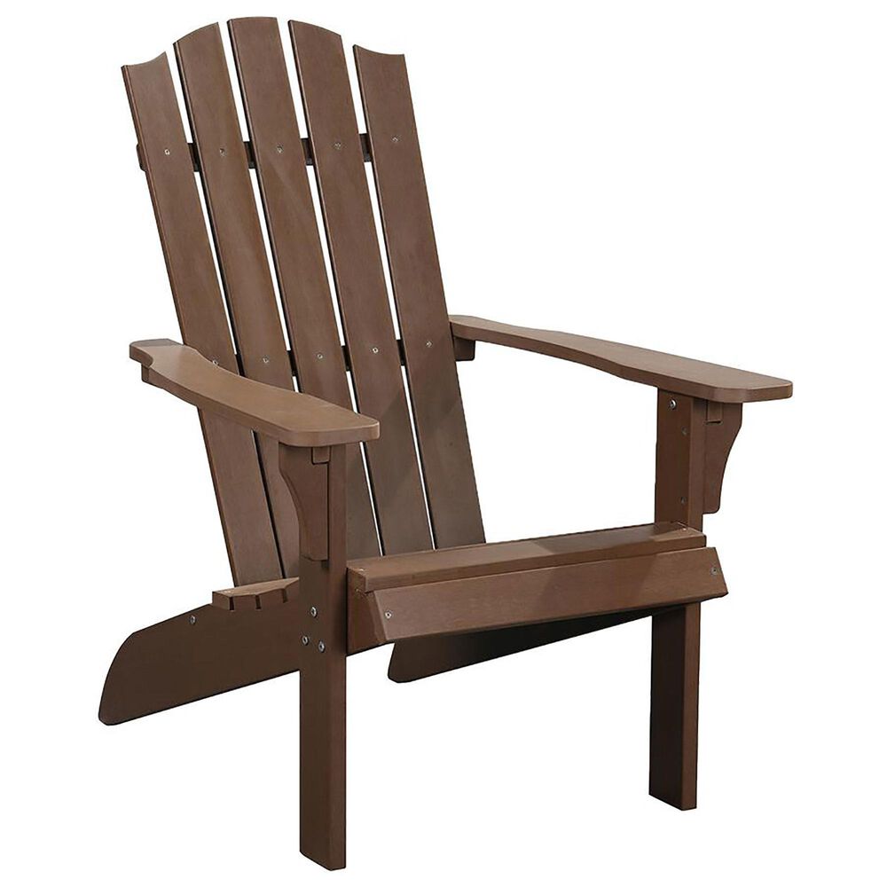 RedOak Creations Element Adirondack Chair in Brown, , large