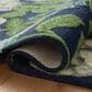 Rifle Paper Co. x Loloi Highgrove Navy 5" x 7"6" Area Rug, , large