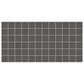 Dal-Tile Keystone Black and Ebony 2" x 2" Square on 12" x 24" Ceramic Mosaic Sheet, , large