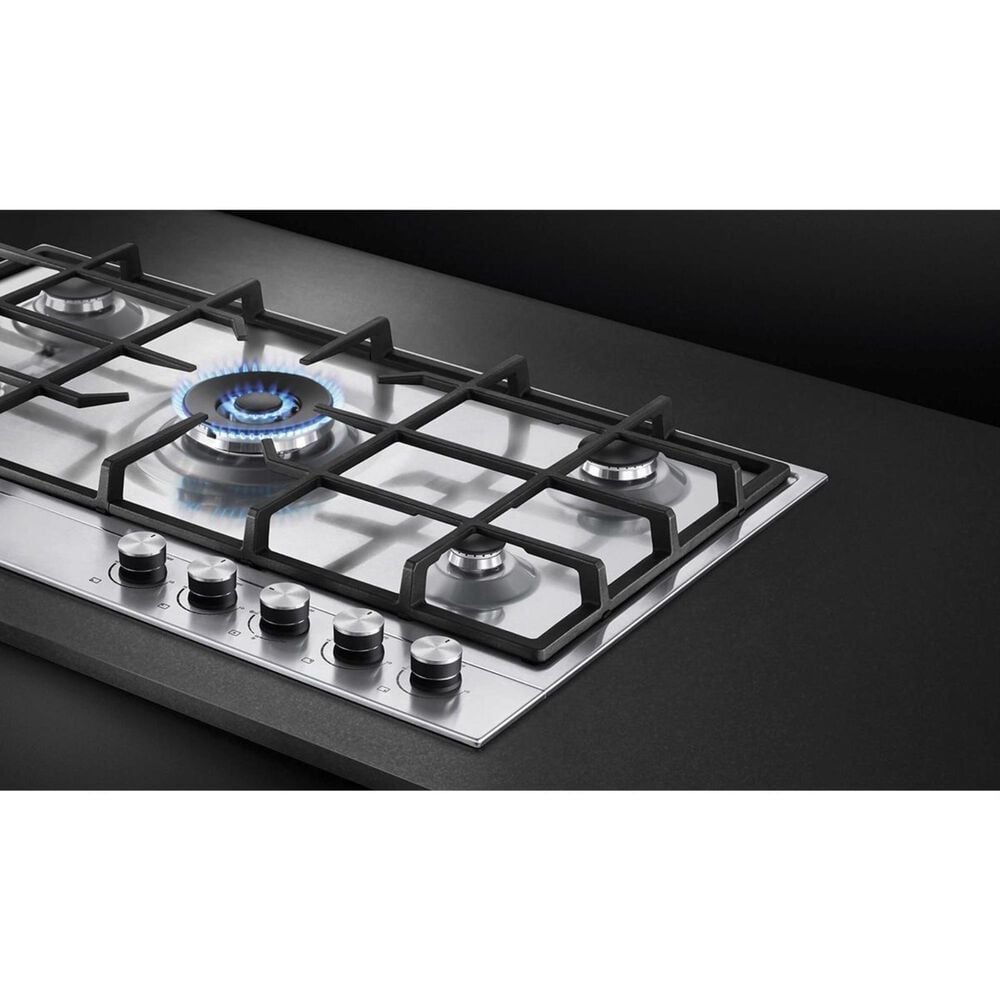 Fisher &amp; Paykel 36" Natural Gas Cooktop in Stainless Steel, , large