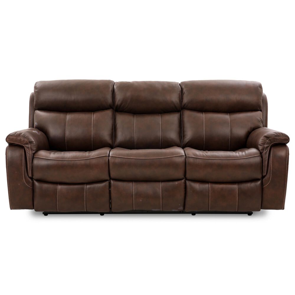 Oxford Furniture Manual Reclining Sofa in Brazil Tobacco, , large