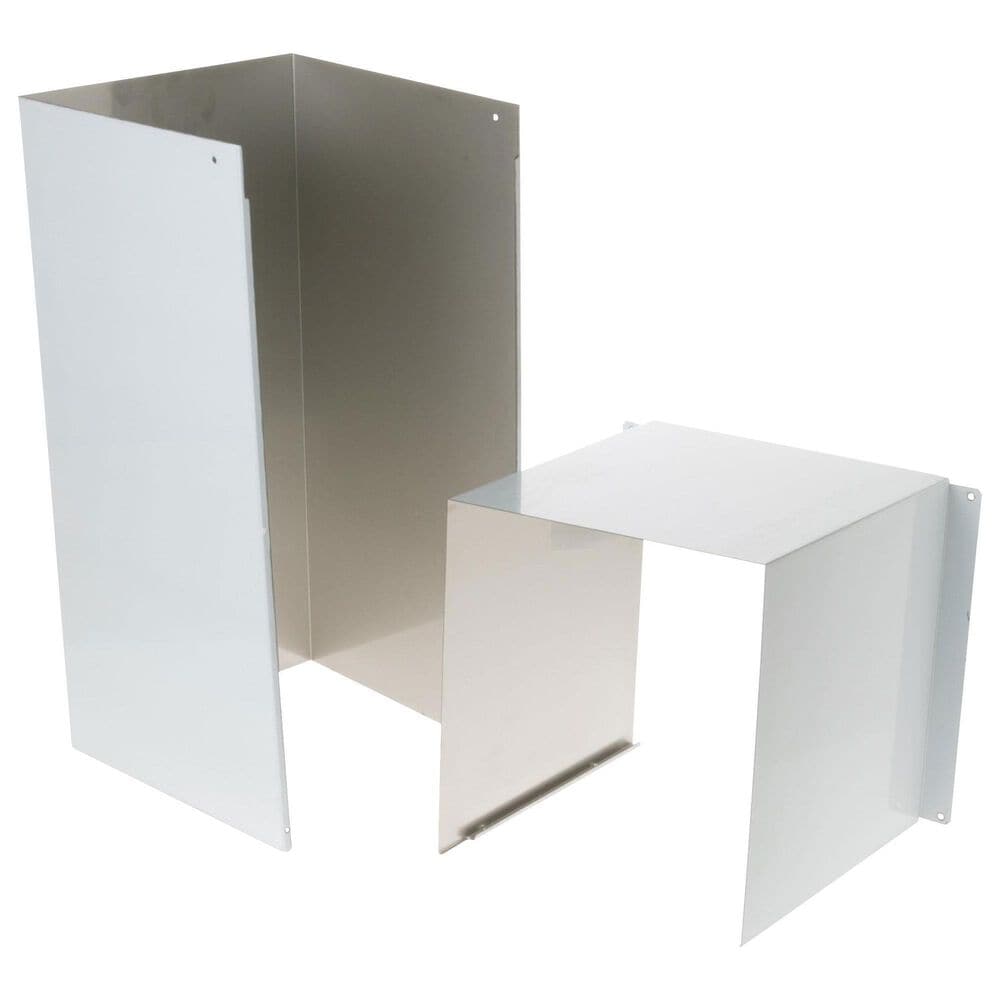 GE Appliances 8" Duct Cover Extension in Stainless Steel, , large