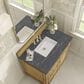 James Martin Vanities Lorelai 36" Single Vanity in Light Natural Oak with 3 CM Parisien Bleu Quartz Top, , large