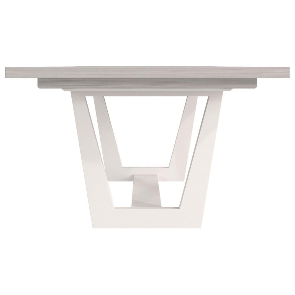 Bernhardt Stratum Dining Table in Mist, Fossil and Polished Nickel - Table Only, , large