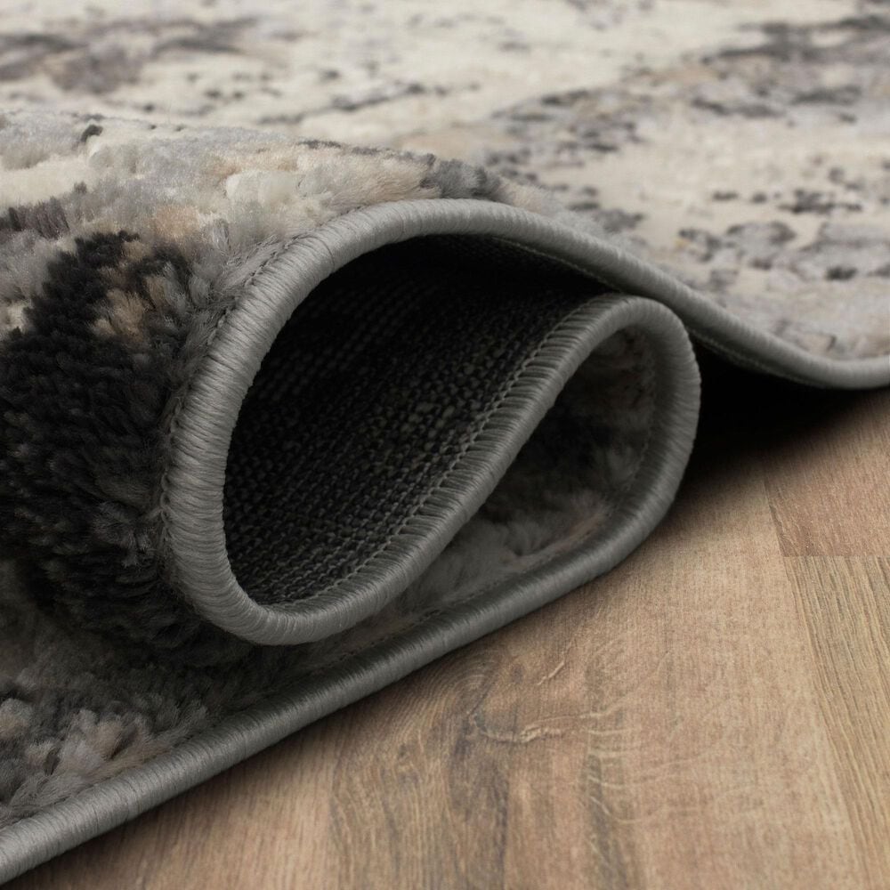 Karastan Cleo R1076 5&#39; 3&quot; X 8&#39; Light Grey Area Rug, , large