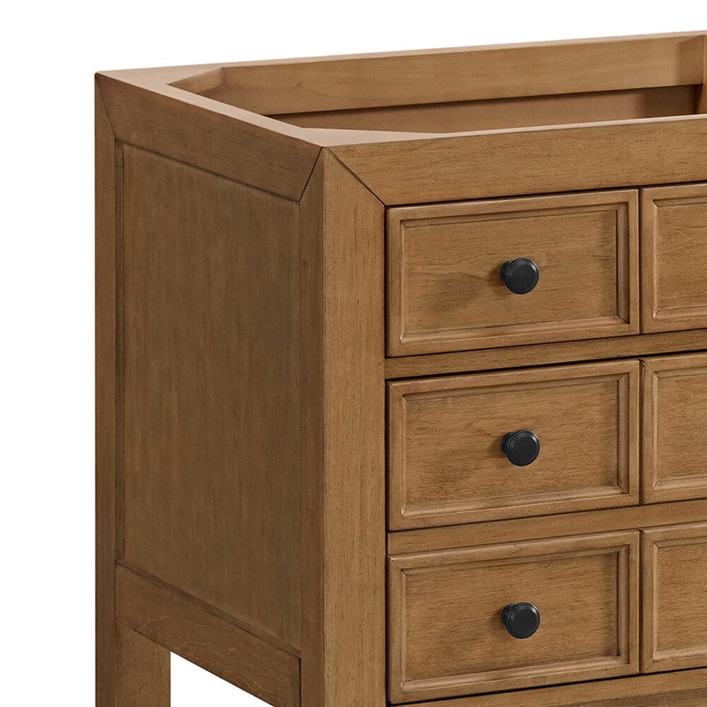 James Martin Vanities Malibu 72" Double Bathroom Vanity Cabinet in Amber Birch, , large