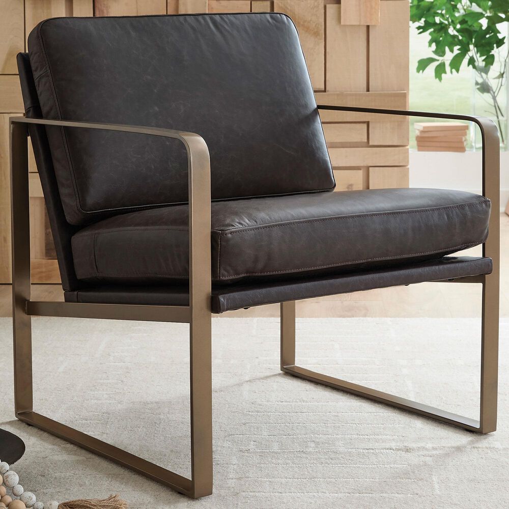 Ashley Bradett Accent Chair in Dark Brown, , large