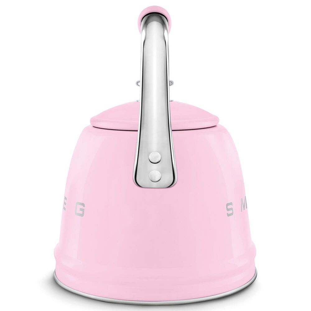 SMEG Retro Style 10-Cup Whistling Kettle in Pink, , large
