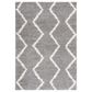 Safavieh Venus Shag VNS680J 5"3" x 7"6" Grey and Ivory Area Rug, , large