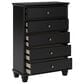 Ashley Lanolee 5-Drawer Chest in Black, , large