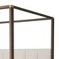 Century Furniture Carino King Upholstered Canopy Bed in Cocoa, , large