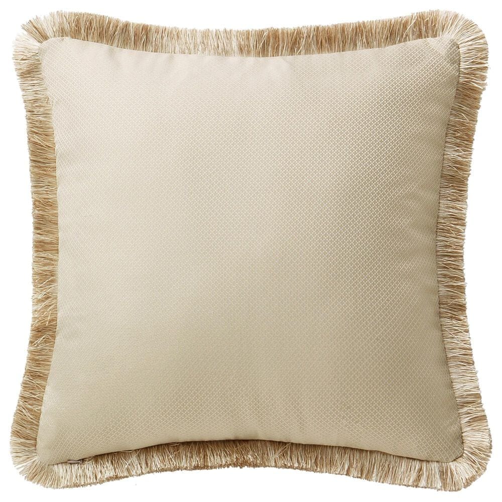 BCP Home Annalise Decorative Throw Pillow in Ivory, Taupe and Gold (Set