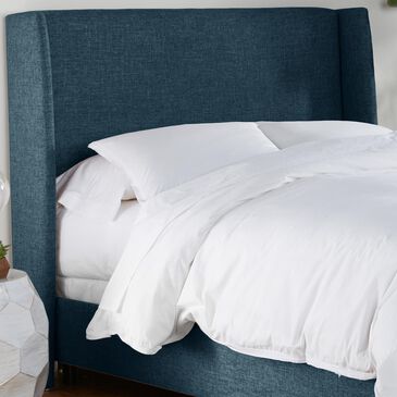 Skyline Furniture Full Wingback Headboard in Zuma Navy, , large