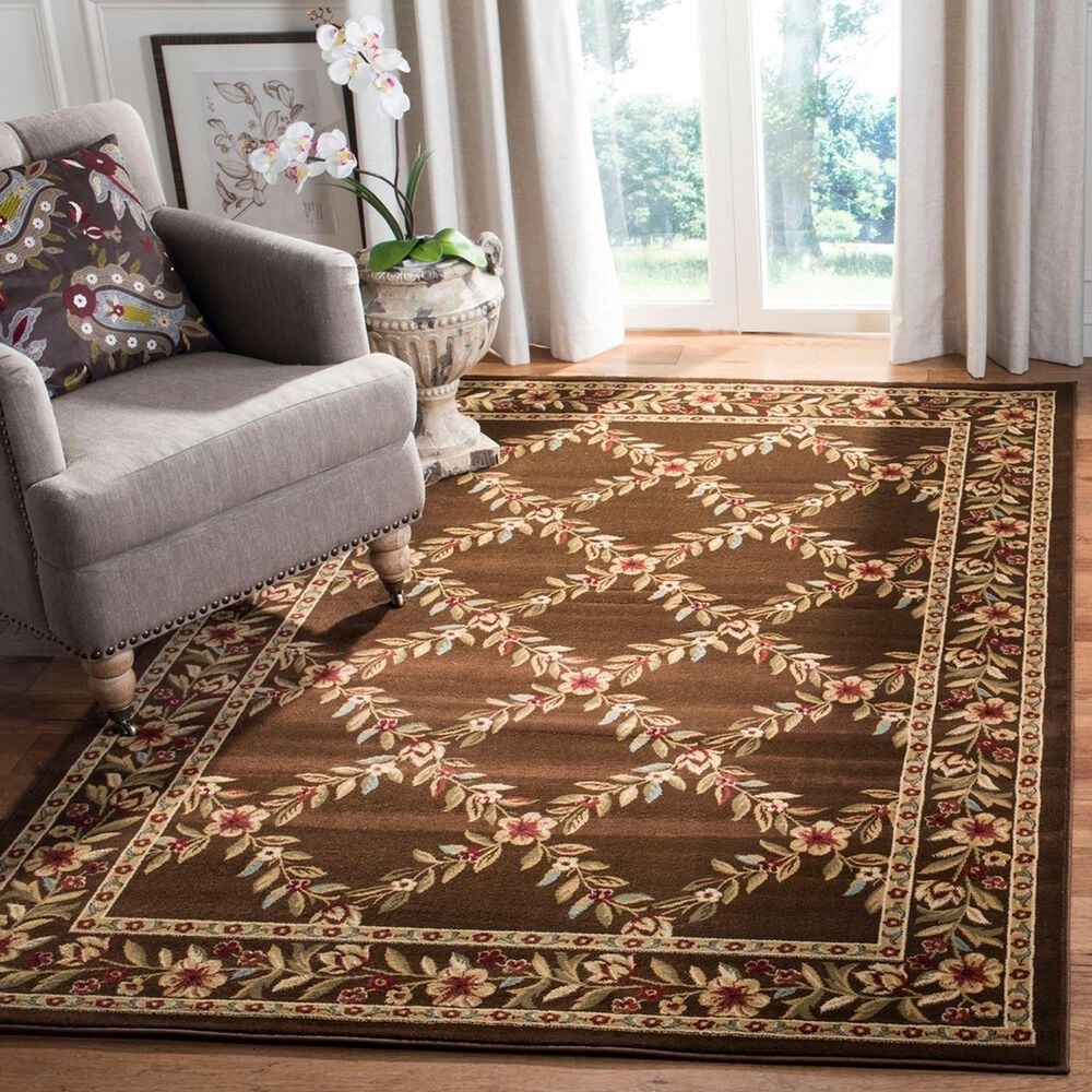 Safavieh Lyndhurst LNH557 8&#39; x 11&#39; Brown Area Rug, , large