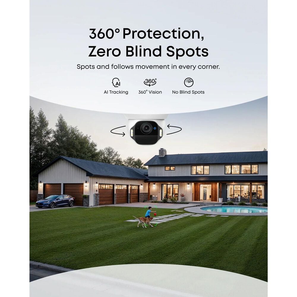 eufy SoloCam E42 4K UHD Outdoor Solar-Powered Security Camera in White, , large