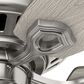 Hunter Builder Low Profile 52" Ceiling Fan with Lights in Brushed Nickel, , large