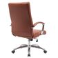 Global Seating Bonded Leather Executive Chair in Tan, , large