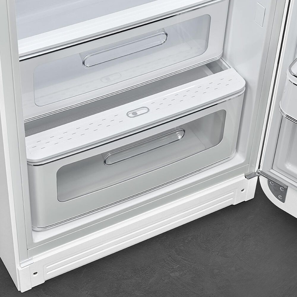 SMEG 9.53 Cu. Ft. Freestanding Compact Refrigerator with Right Handle in Matte White, , large